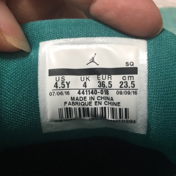 Air Jordan 3 Retro GS 'Rio Teal' - Picture 6 of 11